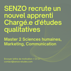 apprenti chargé d'études qualitatives